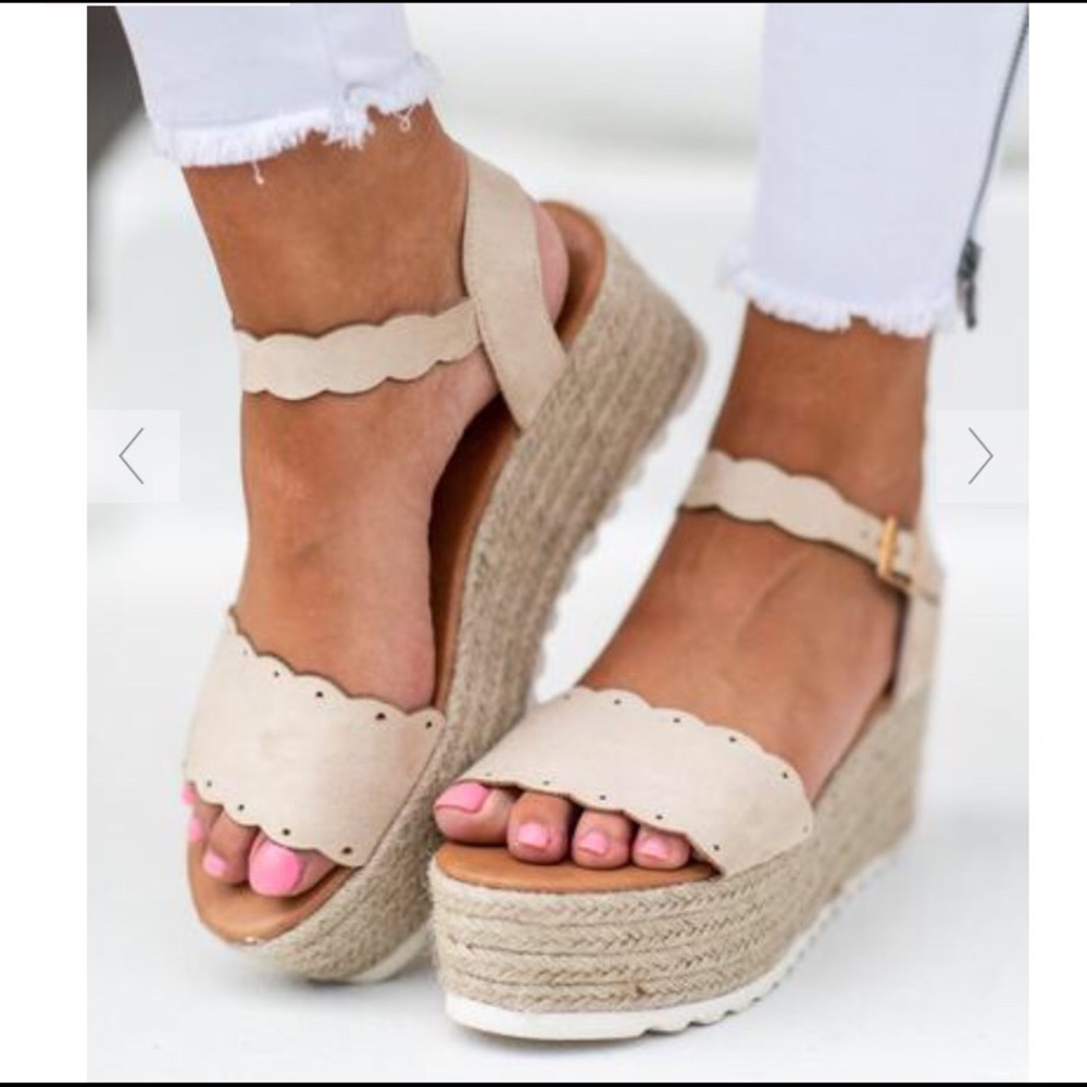 Nude Platform Espadrilles